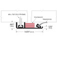 Zero 383FS Perimeter Seal with Intumet and Neoprene