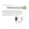 Von Duprin 9875 Series - 3 ft Smooth Case Wide Stile Mortise Exit Device