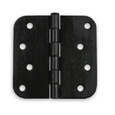 Delaney 4" x 4" Bulk Residential Hinges Exterior, 5/8" Radius, Non-Removable Pin (Pair)