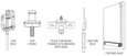 Adams Rite 8100 Series 30" (Life-Safety) Surface Vertical Rod Exit Device For Wood And Hollow Metal Doors