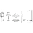Adams Rite 8100 Series 36" Surface Vertical Rod Life-Safety Exit Device