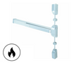 Arrow S1150 36" Fire Rated Surface Vertical Rod Exit Device Only, Less Trim