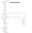 SDC S62 Series - Fire Rated 42" Spectra S6000 Electrified Surface Vertical Rod Exit Devices