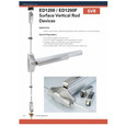 TownSteel 1000 Series ED1200 - 36" x 84" Heavy Duty Grade 1 Surface Vertical Rod Exit Device
