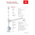 TownSteel 9700 Series ED9727 - 48" x 84" ANSI Grade 1 Certified Heavy-Duty Surface Vertical Rod Exit Device