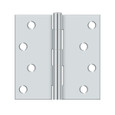 Deltana S44-R 4" x 4" Square Hinge, Residential Thickness, Steel (Pair)