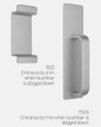 Precision Hardware Inc (PHI) 5202 Series - Fire Rated 36" Dummy Trim, Surface Vertical Rod Exit Device, Reversible