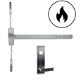 Falcon 25-V Series Fire Rated Surface Vertical Rod Exit Device with Lever Trim - 48 Inch