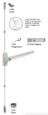 Falcon 25-V-EO Series - Exit Only (No Trim) - Fire Rated Surface Vertical Rod Exit Device - 3 FT