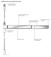Corbin Russwin ED4400 48" Narrow Stile Surface Vertical Rod Exit Device