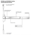 Corbin Russwin ED5400 48" Surface Vertical Rod Exit Device
