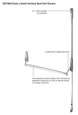 Corbin Russwin ED7400 48" Narrow Stile Crossbar Surface Vertical Rod Exit Device, Accepts Operator Trim