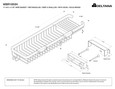 Deltana Deltana WBR1850H Wire Basket, 17-3/4", Rectangular Deep DEL-WBR1850H
