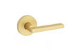 Kwikset 720HFL (Round) Halifax Lever with Round Rose Passage Door Lock, Interior Hall/Closet, Grade 3, Reversible, 6AL Latch & RCS Strike