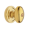Baldwin Estate 5225 Egg Knob Emergency Egress Keyed Entry with Classic Rose