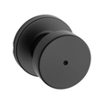 Kwikset 730PSK Pismo Knob with Round Rose Privacy Door Lock – Includes 6AL Adjustable Latch & RCS Round Corner Strike, Bed & Bath