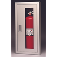 Larsens AL2409R Fire Extinguisher Cabinet - Architectural Series, ADA Compliant, 5 lb Capacity, Aluminum Door, Non-Fire Rated