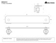 Deltana Deltana BBS2019 Solid Brass Shelf, 18", BBS Series DEL-BBS2019 Deltana Deltana BBS2019 Solid Brass Shelf, 18", BBS Series DEL-BBS2019