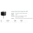 Rockwood 465 Heavy Duty Door Stop