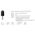 Rockwood 467 Heavy Duty Door Stop