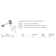 Rockwood 456 Straight Roller Stop