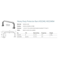 Rockwood HD2240 Heavy Duty Protector Bars