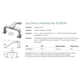 Rockwood R116EDPL Exit Device Protector