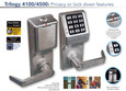 Alarm Lock Alarm Lock PDL4100 Trilogy Proximity/Keypad Privacy Lock Standard Cylinder ALA-PDL4100
