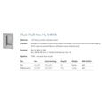 Rockwood 94 Flush Pull