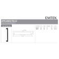 Emtek Emtek Trail Appliance Pull, 12" and 18" Appliance Pulls EMTEK-TRAIL-APPLIANCE-PULLS
