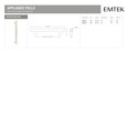 Emtek Bar Appliance Pull, 12" and 18" Appliance Pulls