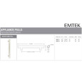 Emtek Emtek Bar Appliance Pull, 12" and 18" Appliance Pulls EMTEK-BAR-APPLIANCE-PULLS