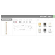 Emtek Emtek Westwood Appliance Pull, 12" and 18" Appliance Pulls EMTEK-WESTWOOD-APPLIANCE-PULLS