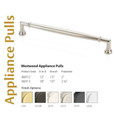 Emtek Emtek Westwood Appliance Pull, 12" and 18" Appliance Pulls EMTEK-WESTWOOD-APPLIANCE-PULLS