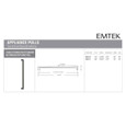 Emtek Emtek Rustic Modern Rectangular Appliance Pull, 12" and 18" Appliance Pulls EMTEK-RUSTIC-MODERN-RECTANGULAR-APPLIANCE-PULLS