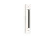 Emtek Modern Rectangular Flush Pull for Door Pull (Opposite Side) in Polished Chrome (US26), front view on white background
