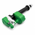 TOTO Universal Fill Valve Assembly TSU708 – angled view showing green float body, black shaft, and white fittings