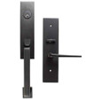 Emtek 3347 Mormont Mortise Entrance Handleset, Brass - Entryset