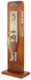 Emtek Emtek 3325 Rectangular Monolithic Sandcast Bronze Mortise Entrance Handleset - Entry Set EMTEK-3325