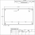 Don-Jo 73 Push Plate, 8" x 16" — Commercial Door Trim Accessory