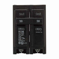 Eaton Eaton BR Thermal magnetic , Type BR 1-Inch plug-on , 30 A, 10 kAIC, Two-pole, 120/240V, BR, Common trip, #14-4 AWG Cu/Al, Q28, BR, Type BR Loadcenters