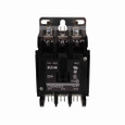 Eaton Eaton definite purpose contactor, Mounting plate, Quick, Pressure plate quick connect , 24 Vac, 50/60 Hz, Open with metal mounting plate, 15-50A, two- and three-pole, Contactor, Three-pole, E1, Screw, Non-reversing