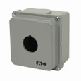 Eaton Eaton 10250T pushbutton enclosure,10250T, Enclosure, 30.5 mm, Heavy-Duty Watertight/Oiltight, 4, 4X, 12, 13, Die cast bus, Surface, One element