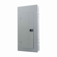 Eaton Eaton BR main loadcenter, Plug-on neutral main loadcenter, 100 A, X5, Aluminum, Cover included, 1, Metallic, 10 kAIC, BR, 60 circuits, Single pole, 30 spaces, Two hots, a neutral and a ground, Single-