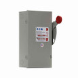 Eaton Heavy duty single-throw non-fused safety switch, Single-throw, 30A, 1, Painted steel, Three-pole, Three-wire, 7.5 at 480 Vac TD 1 Ph, 10 at 600 Vac TD 1 Ph, 10 at 240 Vac TD 3 Ph, 20 at 480 Vac TD 3 Ph