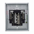 Eaton Eaton BR main lug loadcenter, Ground bar, Main lug only, 125 A, X0, Aluminum, 1, Metallic, 10kAIC, BR2125, Surface, flush, 24 Circuits, Twenty-four pole, 12 Spaces, Two hots, a neutral, and a ground, Single-, 120/240V