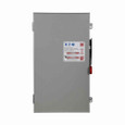 Eaton Enhanced visible blade single-throw safety switch, 200 A, 3R, Painted galvanized steel, Class H, Fusible without neutral, Three-pole, Three-wire, 600 V, Max Hp: 50, 50/ 125, 150 hp , #6-250 kcmil Cu/Al