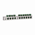 Eaton CH Loadcenter and Breaker Accessories - 10 Terminal Ground Bar Kit,1-3/4 in mounting hole distance,Ground bar kit,CH,10 terminals,0.75 in,CH loadcenters, for 4/8 and 8/16 circuit loadcenters