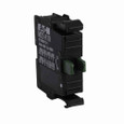 Eaton M22 Contact Block, 22.5 mm, Front, Screw, Button: Black, NO, IP66, 4X, 13