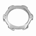 Crouse-Hinds Eaton series thin construction locknut, Rigid/IMC, Steel, 3"